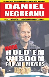 More Hold'em Wisdom for All Players - Daniel Negreanu (ISBN 9781580422246)