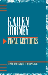 Final Lectures - Karen Horney (ISBN 9780393307559)