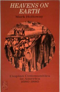Utopian Communities in America 1680-1880 - Mark Holloway (ISBN 9780486215938)