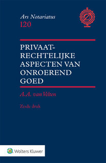 Privaatrechtelijke aspecten van onroerend goed - A.A. van Velten (ISBN 9789013150544)