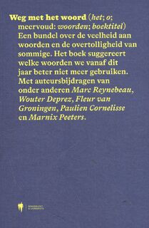 Weg met het woord - Marc Reynebeau (ISBN 9789463931038)