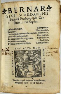 De castitate libri septem - Bernardino Scardeone