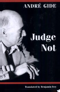 Judge Not - André Gide (ISBN 9780252028441)
