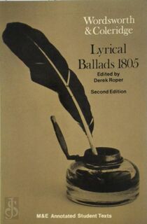 Lyrical ballads 1805 - William Wordsworth, Samuel Taylor Coleridge, Derek Roper (ISBN 9780712101400)