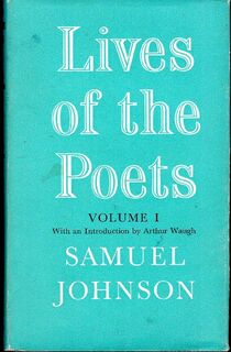 Lives of the English Poets - Samuel Johnson (ISBN 9780192500830)