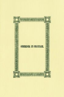 Onderzoek en phantasie - Jacob Geel (ISBN 9789087042677)