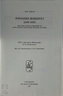 Johannes boekholt 1656-1693 - Alblas (ISBN 9789060043905)