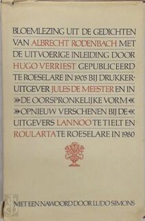 Bloemlezing uit de gedichten van Albrecht Rodenbach - Albrecht Rodenbach (ISBN 9789020908169)