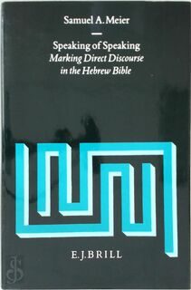 Speaking of speaking - Meier (ISBN 9789004096028)