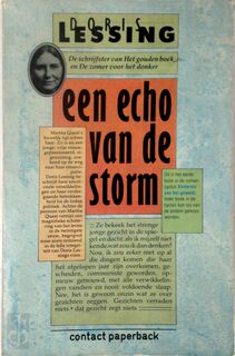 De echo van de storm - Doris Lessing (ISBN 9789060197509)
