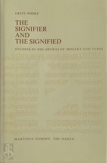 Signifier and the Signified - Frits Noske (ISBN 9789024719952)