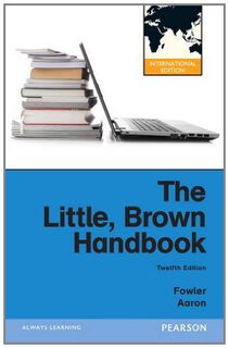 The Little, Brown Handbook - Henry Ramsey Fowler, Jane E. Aaron (ISBN 9780205197651)