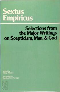 Selections From Major Writings - Sextus Empiricus (ISBN 9780872200067)
