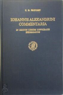 Iohannis alexandrini comm.hippocratis epidem. - (ISBN 9789004042803)