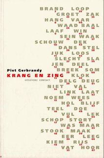 Krang en zing - Piet Gerbrandy (ISBN 9789025425371)
