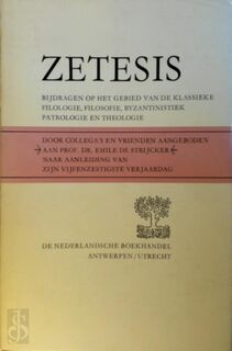 ZETESIS. Album amicorum - (ISBN 9789028998537)