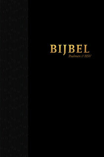 Bijbel (HSV) met Psalmen - hardcover zwart (ISBN 9789065394583)