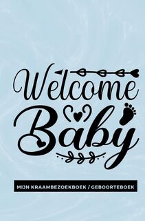 Mijn Kraambezoekboek / Geboorteboek | Geschikt als Kraamcadeau meisje en Kraamcadeau jongen - Gold Arts Books (ISBN 9789464486414)