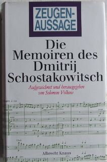 Zeugenaussage - Dmitrij Dmitrievič Šostakovič (ISBN 9783813545357)