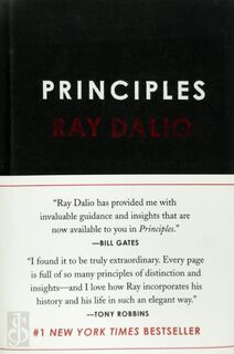 Principles - Ray Dalio (ISBN 9781501124020)