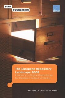 The European Repository Landscape 2008 - Maurits van der Graaf (ISBN 9789089641908)