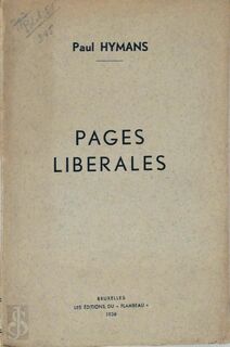 Pages liberales - Paul Hymans