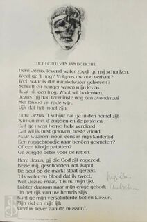 Hugo Claus / Roel D'Haese - Het gebed van Jan de Lichte [gesigneerd door Claus én D'Haese] - CLAUS, Hugo