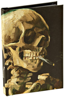 Teneues - Mini Notebook: Head of a Skeleton with a Burning Cigarette by Vincent Van Gogh, Skull, Hardcover, Mini Notebook - 120 Dot-Grid Pages with La - Teneues (ISBN 9781623258238)