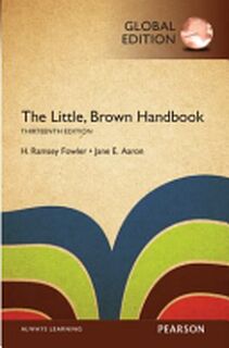 The Little, Brown Handbook - Henry Ramsey Fowler, Jane E. Aaron (ISBN 9781292099477)