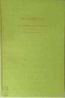Bescheiden solo - Benoit (ISBN 9789061410065)