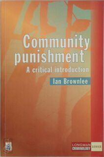 Community Punishment - Ian Brownlee (ISBN 9780582297722)