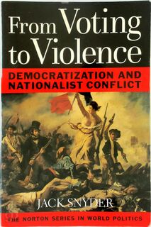 From Voting to Violence - Jack Snyder (ISBN 9780393974812)