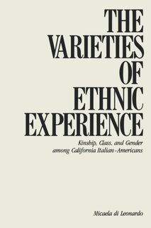 The Varieties of Ethnic Experience - Micaela Di Leonardo (ISBN 9780801492785)