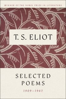 T S ELIOT SEL POEMS - T. S. Eliot (ISBN 9780156806473)