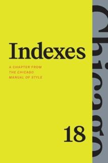 Indexes - The University of Chicago Press Editorial Staff (ISBN 9780226837680)