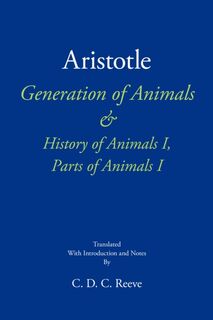 Generation of Animals & History of Animals I, Parts of Animals I - Aristotle (ISBN 9781624668272)