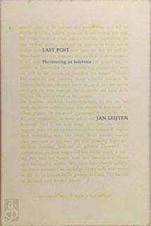Last Post - J. Leijten (ISBN 9789066172227)