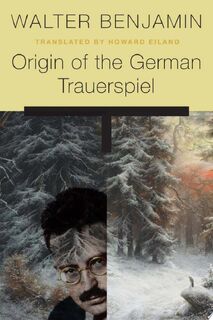 Origin of the German Trauerspiel - Walter Benjamin (ISBN 9780674744240)