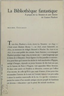 La Bibliothèque fantastique - Michel Foucault (ISBN 9782873170288)