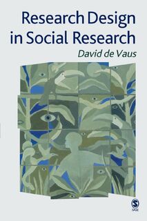 Research Design in Social Research - David de Vaus (ISBN 9780761953470)