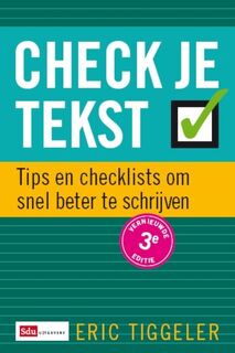 Check je tekst - Eric Tiggeler (ISBN 9789012583602)