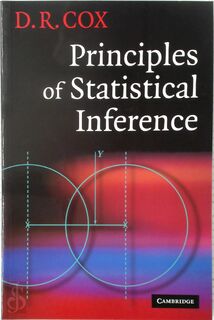 Principles of Statistical Inference - D.R. Cox (ISBN 9780521685672)