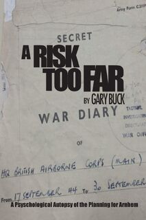 A Risk Too Far - Gary Buck (ISBN 9781912440771)