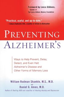 Preventing Alzheimer's - William Rodman Shankle, Daniel G. Amen (ISBN 9780399531606)