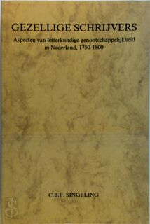 Gezellige schryvers - Singeling (ISBN 9789051833133)