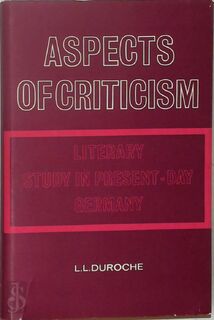 Aspects of criticism - L.L. Duroche