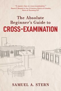 Absolute Beginner's Guide to Cross-Examination - Samuel A. Stern (ISBN 9781510768857)
