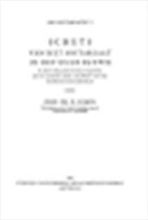 Schets van het notariaat in het oude Egypte in het Hellenistisch tijdvak en de eerste drie eeuwen van de Romeinse keizertijd - David Cohen