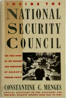 Inside the National Security Council - Constantine Christopher Menges (ISBN 9780671649968)