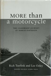 More Than a Motorcycle - Rich Teerlink, Lee Ozley (ISBN 9780875849508)